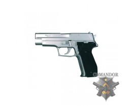 Страйкбольный пистолет P226 GreenGas Blowback серебро