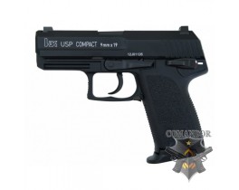 Пистолет Umarex USP Compact Black Licensed by KWA